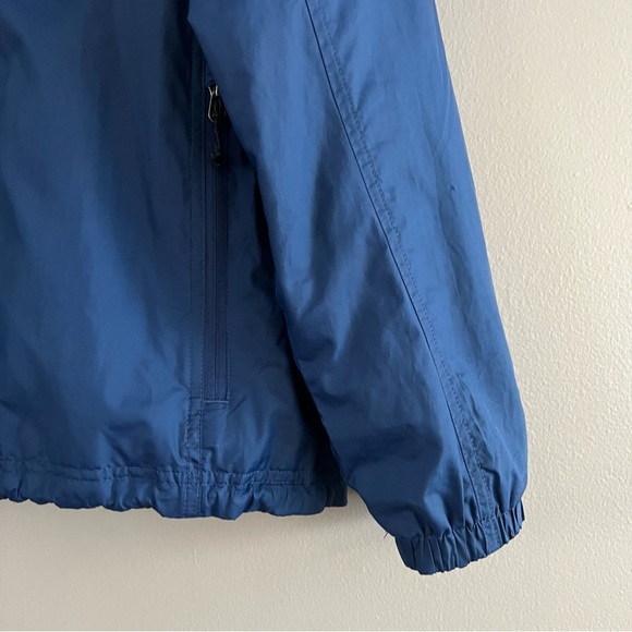 L.L. Bean Men's Jacket Poly Mesh Liner Front Zip Windbreaker Navy Blue Medium - Picture 2 of 16